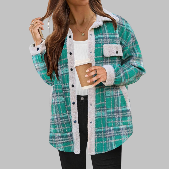 Zeny | Classic Long Sleeve Button Down Jacket