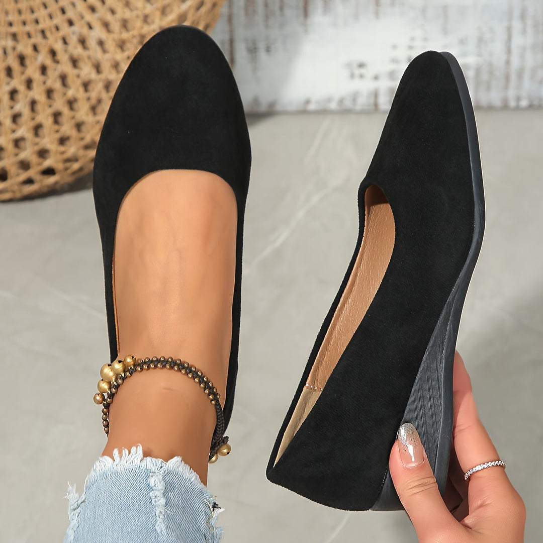Éliane™ – Comfortable Ballet Flats with Wedge Heel