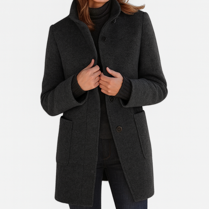 LIDIA™ | Wool Blend Jacket for Everyday Elegance