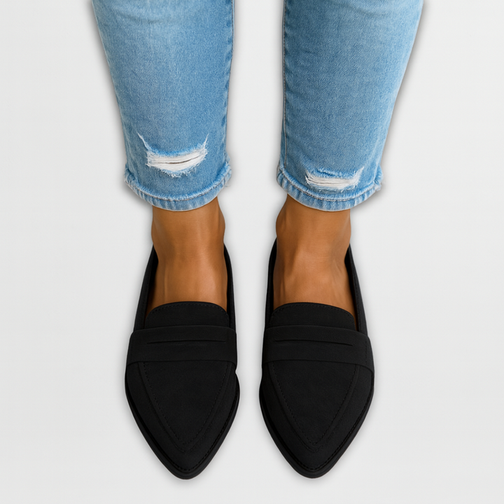 Nadia - Suede Slippers