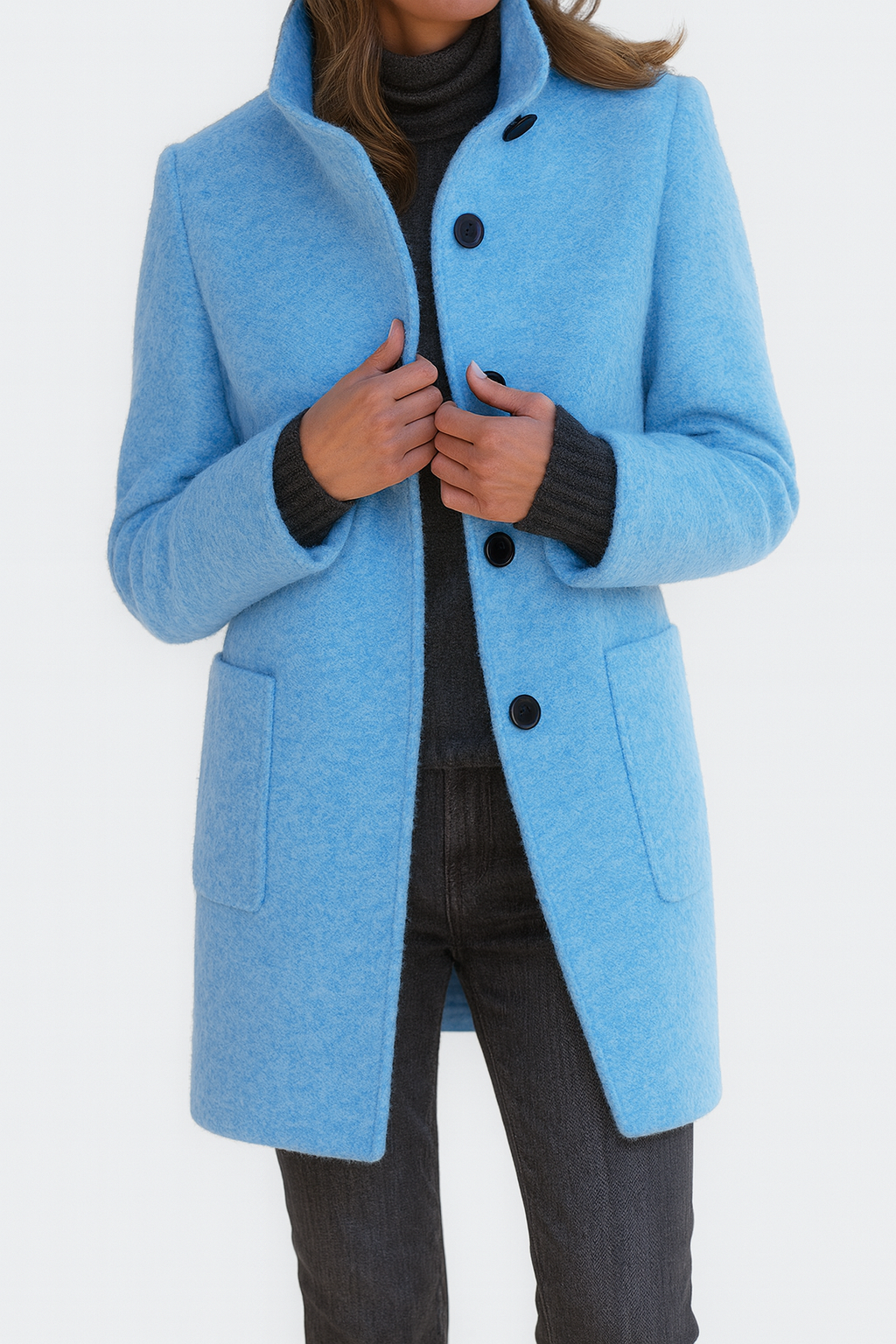 LIDIA™ | Wool Blend Jacket for Everyday Elegance