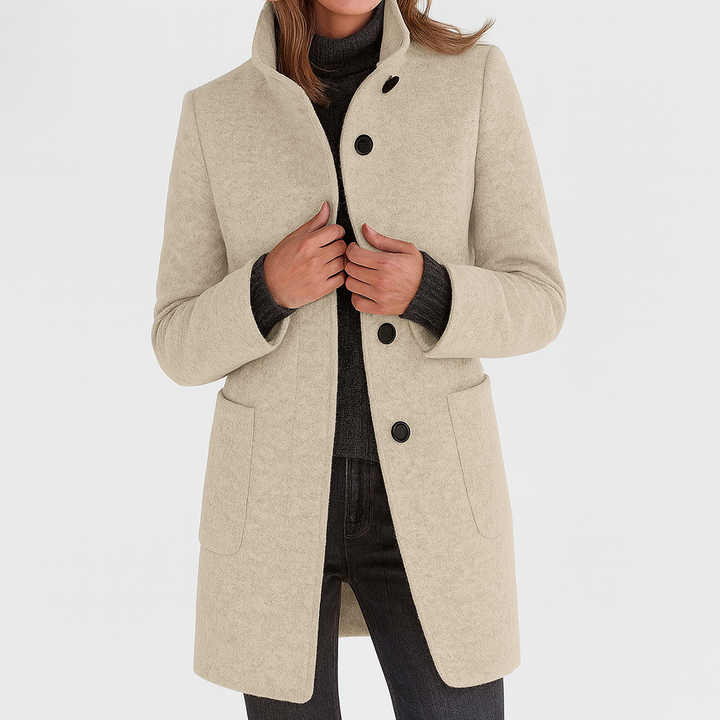 LIDIA™ | Wool Blend Jacket for Everyday Elegance