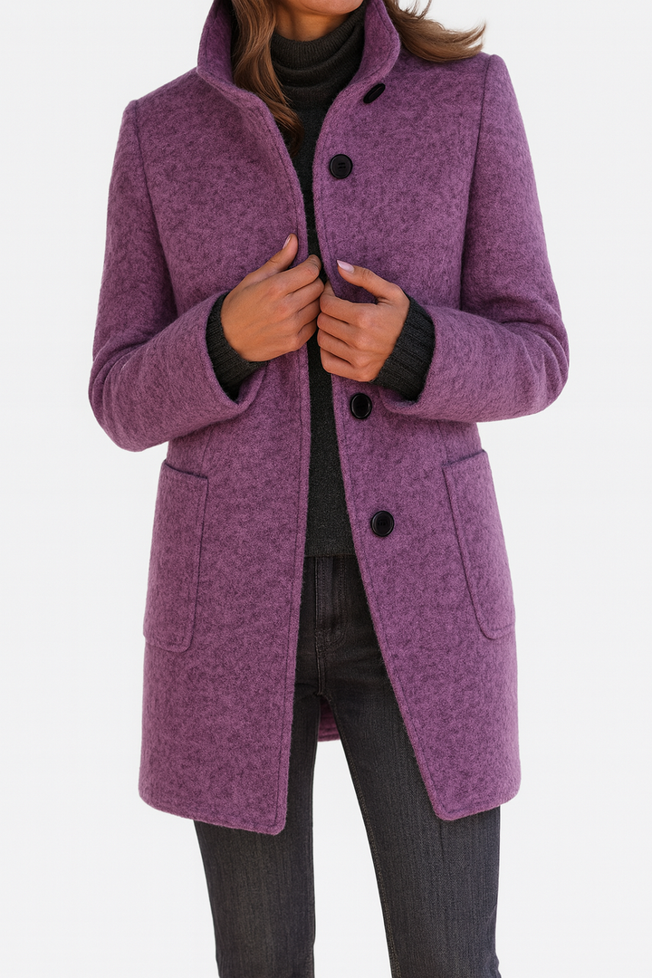 LIDIA™ | Wool Blend Jacket for Everyday Elegance