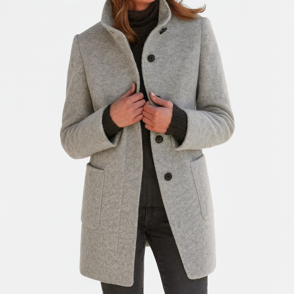 LIDIA™ | Wool Blend Jacket for Everyday Elegance
