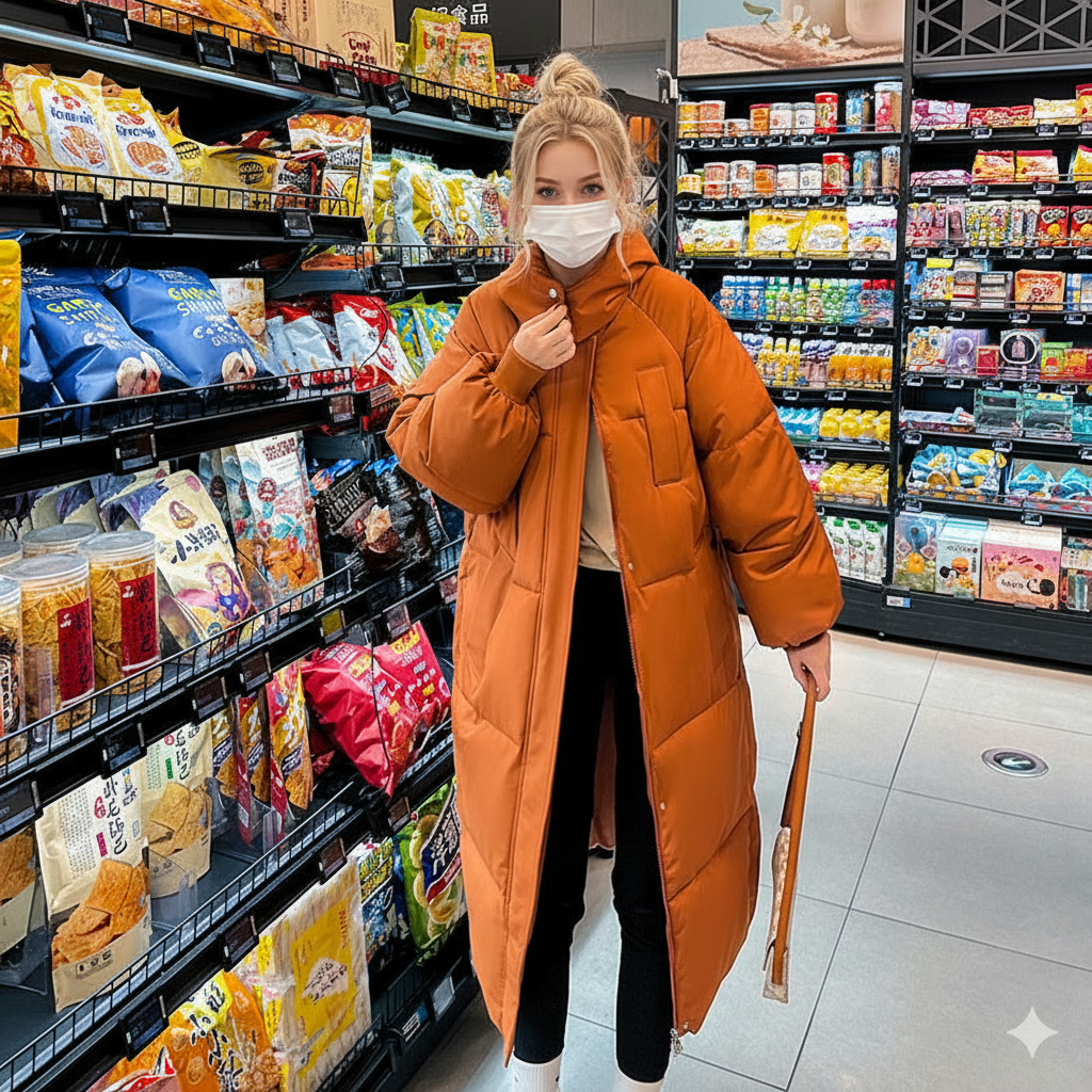 GIGATY™ - Classic Hooded Long Puffer Coat