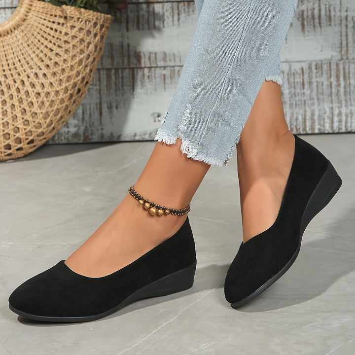 Éliane™ – Comfortable Ballet Flats with Wedge Heel