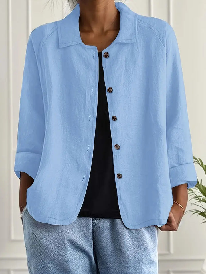 Marilla | Light shirt jacket in a linen blend